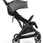 Cangaroo Dětský lehký kočárek Easy fold, do 22kg - šedý