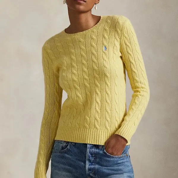 Svetr Polo Ralph Lauren dámský, žlutá barva, 211971865