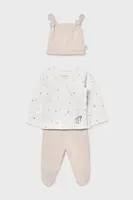 Kojenecká sada Mayoral Newborn béžová barva, 9980