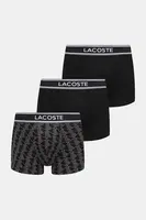 Boxerky Lacoste 3-pack černá barva, 5H4970