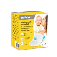 Medela Prsní vložky jednorázové ultra prodyšné 30 ks