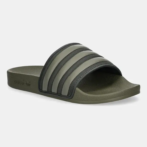 Pantofle adidas Originals Adilette pánské, zelená barva, JR3624