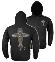 Vass mikina carp rising hoodie black - xxl