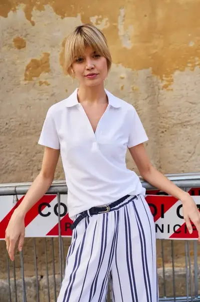 Marisse Women's T-Shirt L-Ts-4701 White