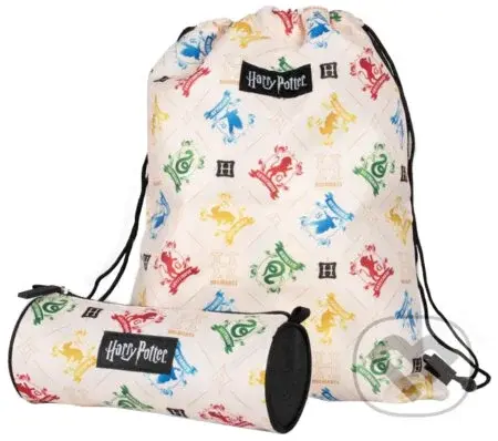 Gym bag a peračník na tužky Harry Potter: Znaky Bradavic