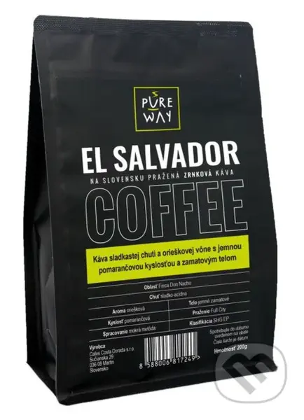 El Salvador (Odrodová zrnková káva 200g)