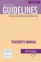 Guidelines, 3Ed: Teacher´s Manual - Ruth Spack - kniha z kategorie Jazykové učebnice a slovníky
