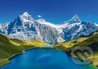 Jazero Bachalp, Alpy - puzzle z kategorie Přírodní scenérie