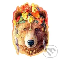 Stylový medvěd, dřevěné - puzzle z kategorie Zvířata