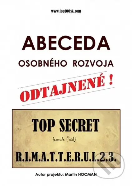 Abeceda osobného rozvoja 2 - R.I.M.A.T.T.E.R.U.L.2.3. - kniha z kategorie Seberozvoj