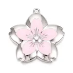 Spray Painted Alloy Big Pendants