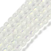 Handmade Foil Lampwork Beads Strands