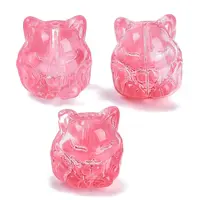 Transparent Spray Paint Glass Beads