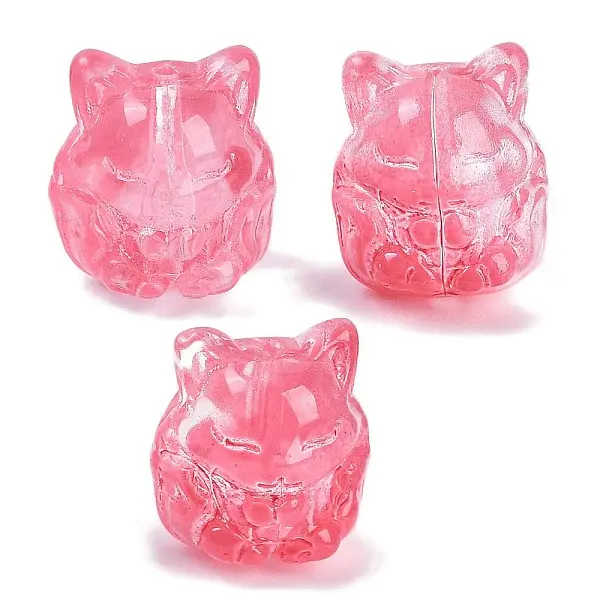 Transparent Spray Paint Glass Beads