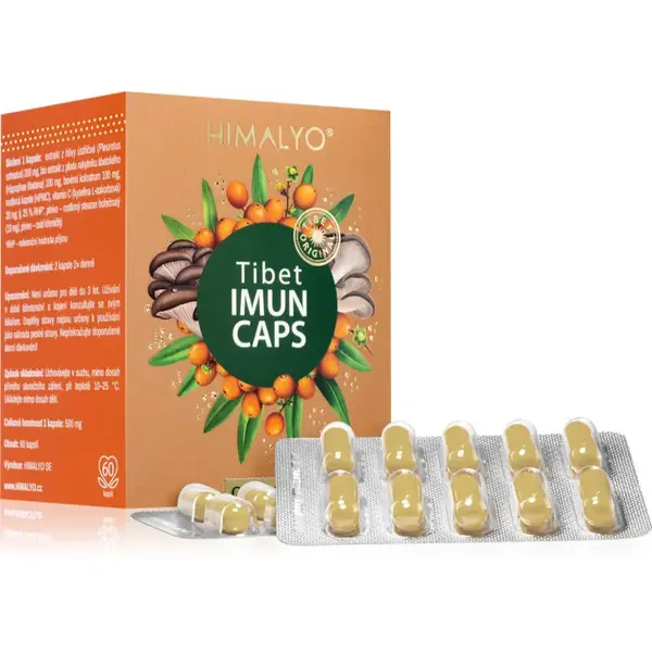 HIMALYO Tibet Imun Caps kapsuly na podporu imunitného systému 60 cps