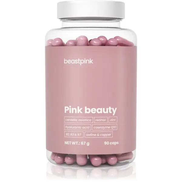 BeastPink Pink Beauty kapsuly pre krásne vlasy, pleť a nechty 102 g