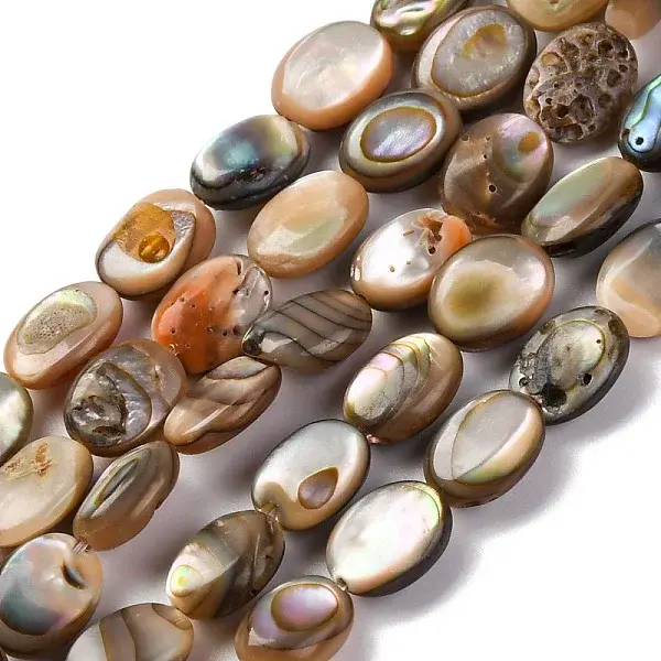 Natural Paua Shell Beads Strands
