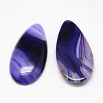 Dyed Natural Strip Agate Cabochons