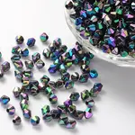 Bicone AB Color Plated Eco-Friendly Transparent Acrylic Beads
