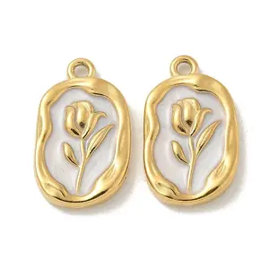 304 Stainless Steel Enamel Pendants