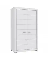 Šatní skříň snow - bílý odstín