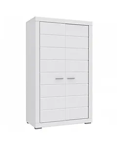 Šatní skříň snow - bílý odstín