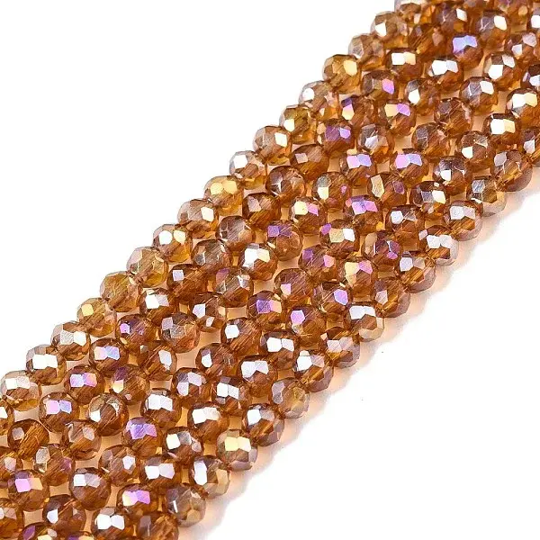 Electroplate Glass Beads Strands