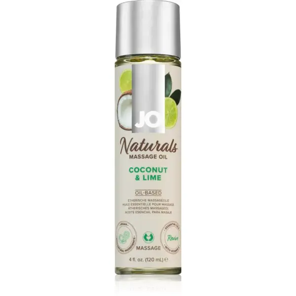 System JO NATURALS COCONUT & LIME masážní olej 120 ml