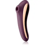 Satisfyer Dual KISS vibrátor se stimulátorem klitorisu Wine red 18,8 cm