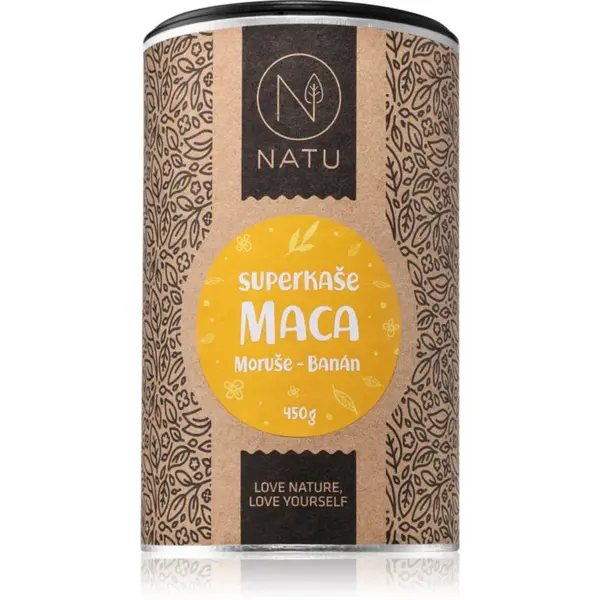 NATU Superkaše MACA s moruší a banánem bezlepková kaše 450 g