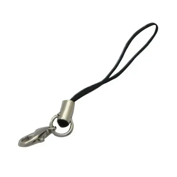 Black DIY Cord Loop Mobile Straps