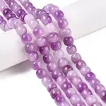 Dyed Natural White Jade Beads Strands