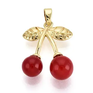 Brass Resin Pendants