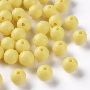 Opaque Acrylic Beads