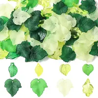 364Pcs 8 Styles Transparent Acrylic Pendants