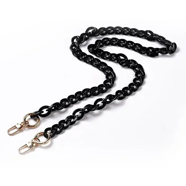 Acrylic Curb Chains Bag Straps