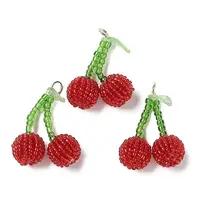 Glass Seed Beaded Pendants