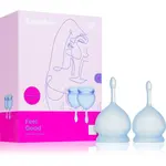Satisfyer Feel good MENSTRUAL CUP menštruačný kalíšok blue 2 ks