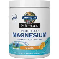 Garden of Life Dr. Formulated Magnesium/Orange prášok s vysokým obsahom horčíka príchuť Orange 419.5 g