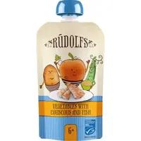 Rudolf’s BIO zelenina, kuskus, ryba detský príkrm 110 g