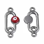 304 Stainless Steel Enamel Connector Charms