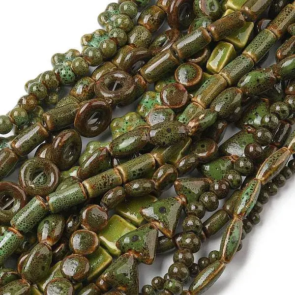 Handmade Porcelain Beads Strands