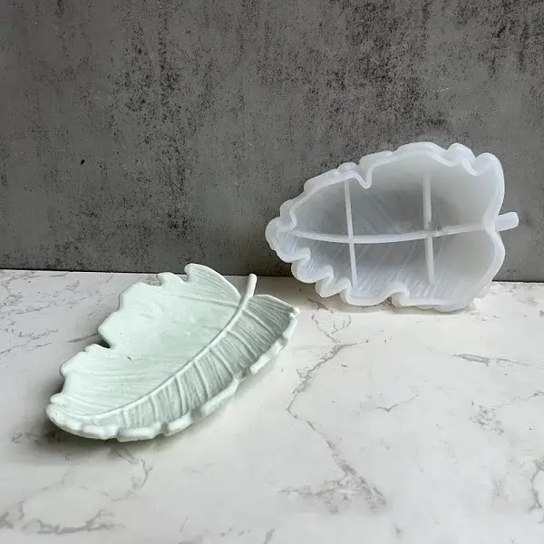 DIY Leaf Dish Tray Silicone Molds