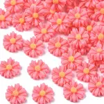 Flatback Hair & Costume Accessories Ornaments Scrapbook Embellishments Resin Flower Daisy Cabochons