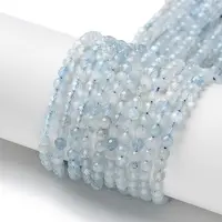 Natural Aquamarine Beads Strands