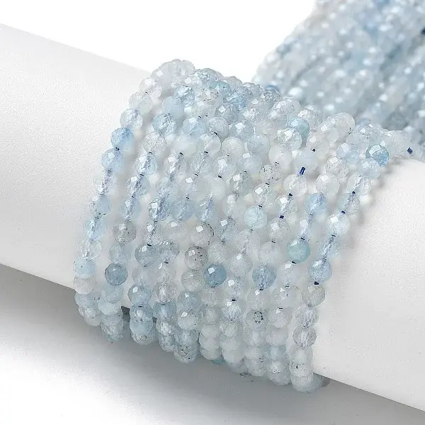 Natural Aquamarine Beads Strands