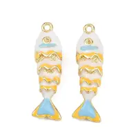 Alloy Enamel Pendant Rhinestone Settings