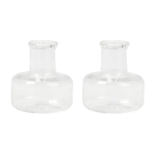 Transparent Glass Beads Containers