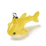 Sea Animal Theme Opaque Resin Pendants