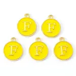Golden Plated Alloy Enamel Charms